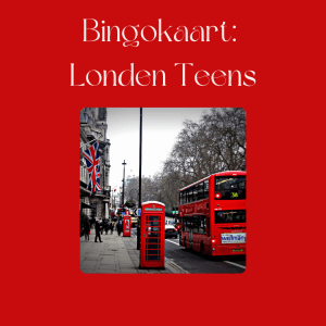 Bingokaart Londen Teens